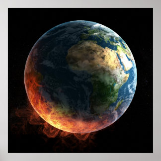 Earth on Fire Poster