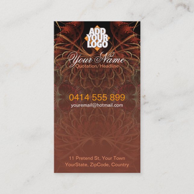 Earth Royale Cartão de visita (Frente)