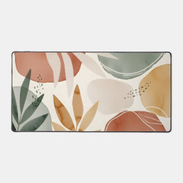 Earth Tone Boho Botanical Abstract Shapes