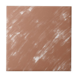 Earthy Terracotta Clay Watercolor Brush Stroke