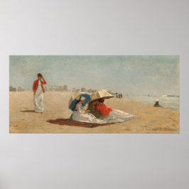 East Hampton Beach - Winslow Homer Fine Art Poster