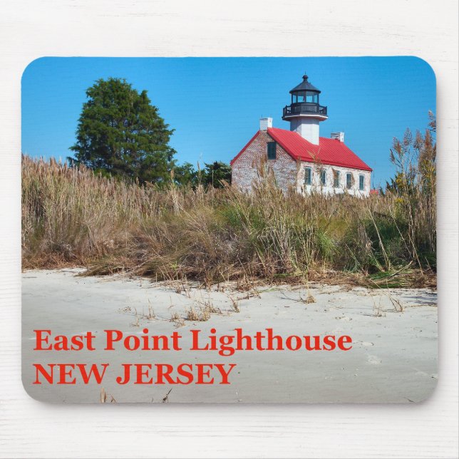 East Point Lighthouse, New Jersey Mousepad (Frente)