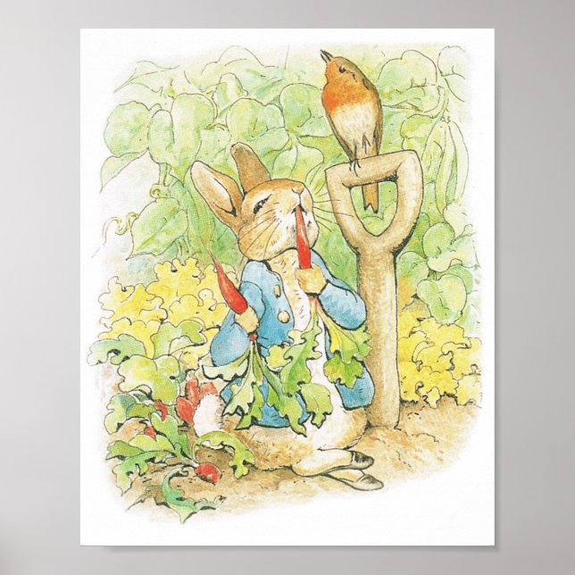 Easter, Baby Shower Rabbit Poster (Frente)