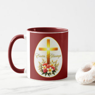 Easter Blessings – Christian Faith Art - caneca