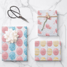 Easter Egs Bunny Silver Glitter Elegante Moderno