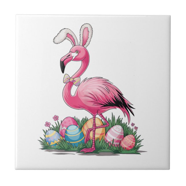 Easter Flamingo T-Shirt (Frente)