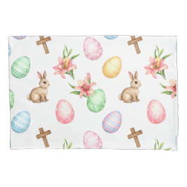 Easter Grace – Seamless Pastel Bunny & Cross Patte