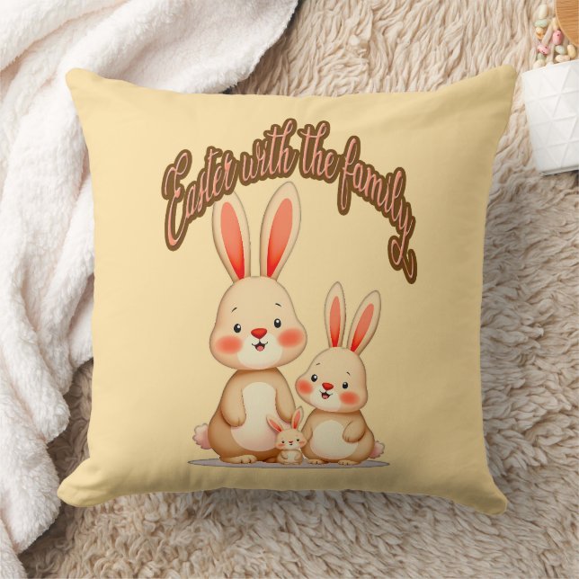Easter Is Better with Family – Cute - almofada (Cobertor)