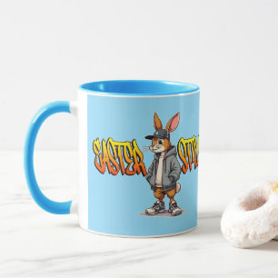 Easter Style – Street Bunny Design - caneca