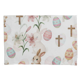 Easter Whimsy – Seamless Bunny & Lily Pattern