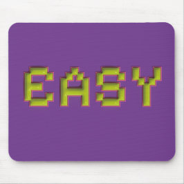 EASY Mouse Pad de Jogo com Arte de Pixel Retro - N