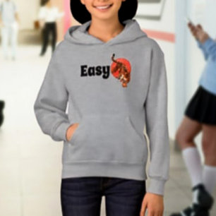 "Easy Tiger" Crianças Engraçadas Hoodie - Tipograf