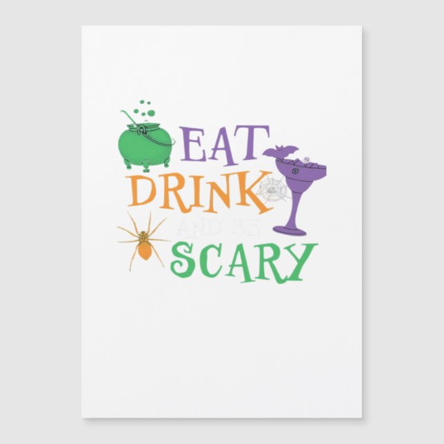 Eat Drink And Be Scary Halloween (Frente)