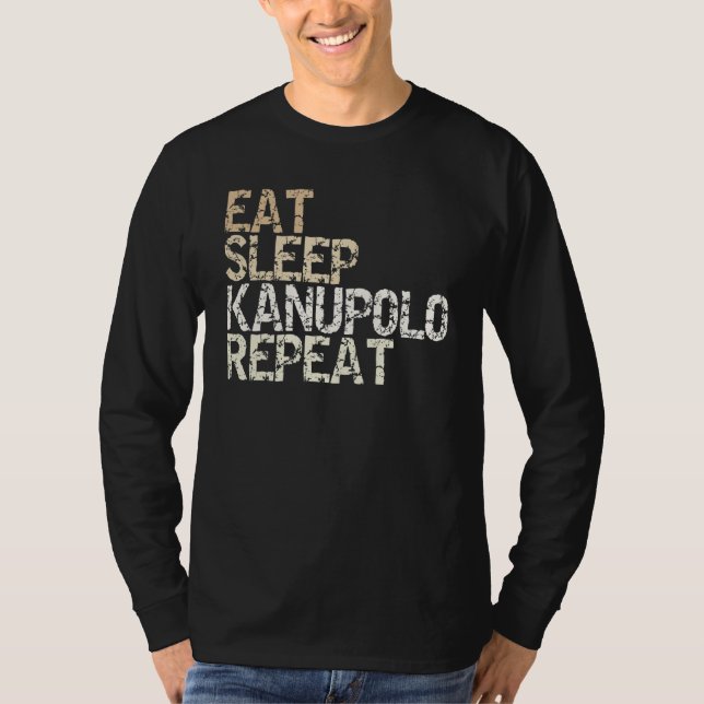 Eat Sleep Canoe Polo Repeat Water Sports Canoeing  (Frente)