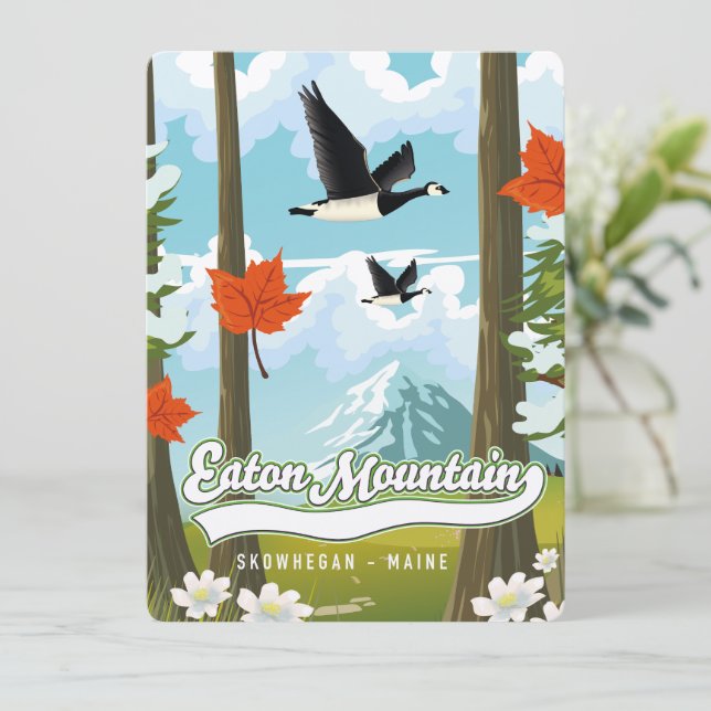 Eaton Mountain Skowhegan, Maine (Em pé/Frente)