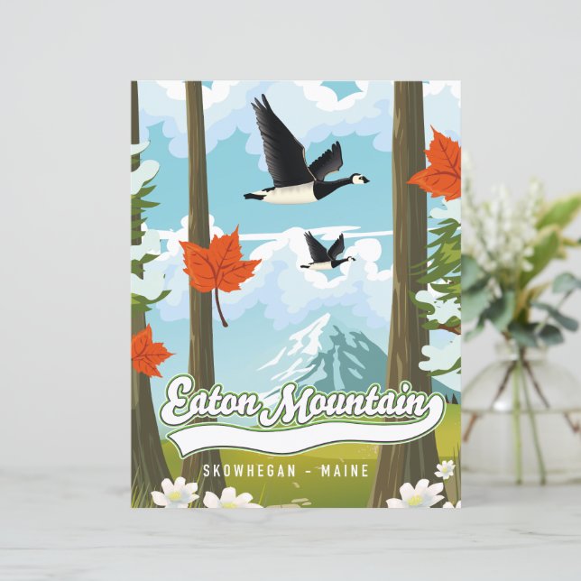 Eaton Mountain Skowhegan, Maine (Em pé/Frente)