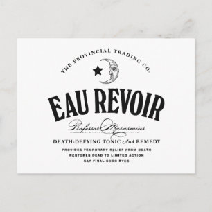 Eau Revoir - cartão postal