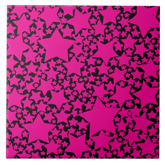 Ebb e Fluxo 2 em Magenta e Preto (Frente)
