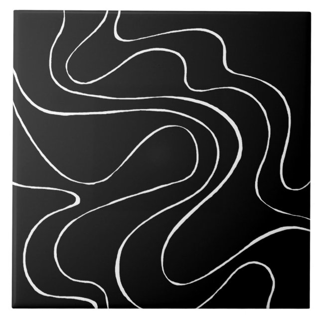 Ebb e Fluxo 2 - Preto em Branco (Frente)