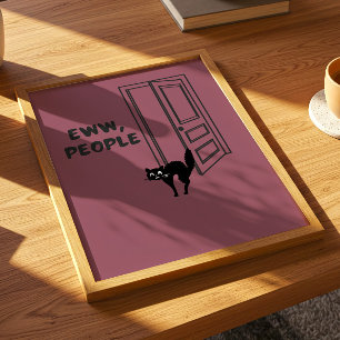 Eca, Pessoas - Poster de Gato Introvertido