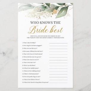 Ecalyptus verde que conhece a noiva melhor jogo