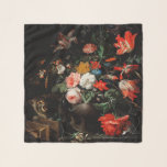 Echarpe Abraham Mignon O Buquê Invertido. Floral<br><div class="desc">Abraham Mignon "O Buquê Invertido" cachecol. Arte do renascimento negro floral.</div>