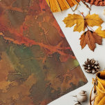 Echarpe Abstrato de outono Profundo<br><div class="desc">galhos de abstrato e folhas de outono em cores profundas do outono, de castanho, verde, laranja e amarelo. ♡ Idyllfire</div>