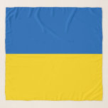 Echarpe Bandeira azul e amarela da Ucrânia<br><div class="desc">Scarf com a bandeira azul e amarela da Ucrânia.</div>