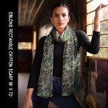 Echarpe Camuflagem Verde Militar Chiffon<br><div class="desc">Camuflagem Verde Militar Chiffon Scarf. Divertido para todos os amantes do camo. Ver todas as minhas compras aqui https://bit.ly/SandyspiderStores</div>