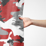 Echarpe Camuflagem Vermelha e Cinza, Militar, Exército<br><div class="desc">Padrão de camuflagem elegante,  na moda e sofisticado em cor vermelha e cinza. Presente moderno e moderno,  perfeito para o amante militar em sua vida.</div>