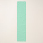 Echarpe Casamento Minimalista de Cor Sólida da Casa de Pas<br><div class="desc">Adorável cor picante de primavera de luz. Simples e moderna estética do estilo chic pastel em cor sólida da menta. Decoração da casa da mãe,  decoração estética de decoração de casamentos,  cozinha de menta,  cor de menta.</div>
