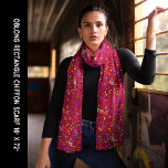 Echarpe Celebração do Partido Confetti Red Chiffon Colorid<br><div class="desc">Celebração do Partido Confetti Red Chiffon Scarf. Personalize com seu trabalho de arte. Edite-o para alterar o fundo colorido. Para qualquer ocasião,  Dia do ano novo,  4 de julho,  Natal,  Dia de as mães,  aniversário,  um presente para você ou alguém especial.</div>