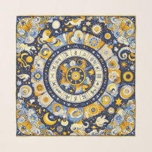 Celestial Tapeçaria Esquadra Scarf.