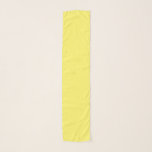 Echarpe Chiffon Scarf<br><div class="desc">Este cachecol de chiffon é mostrado numa adorável cor sólida de amarelo com uma borda branca. Personalize este item e escolha a cor do thread desejada ou o comprar como está.</div>