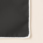 Echarpe Chiffon Scarf<br><div class="desc">This chiffon scarf is shown in a lovely solid color of black with a white thread edging.
Customize this item or buy as is.</div>