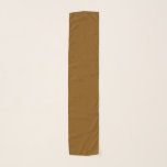 Echarpe Chiffon Scarf<br><div class="desc">Este cachecol de chiffon é mostrado numa adorável cor sólida de marrom com uma borda branca. Personalize este item e escolha a cor do thread desejada ou o comprar como está.</div>