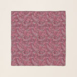 Echarpe Colhida floral de couro rosa, gravada em relevo<br><div class="desc">Papel floral cor-de-rosa,  design de couro gravado,  ocidental,  design de couro natural. Disponível em mais cores.</div>