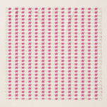 Echarpe Cookies Animais do Jardim Zoológico de Circo Branc<br><div class="desc">Design apresenta uma ilustração original de uma fileira de bolachas de circo cor-de-rosa e branca com aspersores no topo. Este design de biscoitos animais também está disponível noutros produtos. Não vê o que está procurando? Precisa de ajuda para a personalização? Entre em contato com Rebecca para ter algo projetado só...</div>