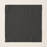 Echarpe Cor preto Onyx profissional | Elegante Clássico<br><div class="desc">Cor Sólido Preta Onyx Profissional</div>