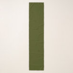 Echarpe Cor sólida verde-azeitona escuro<br><div class="desc">Cor sólida verde-oliva escura. Cor moderna.</div>