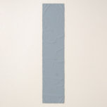 Echarpe Cor Sólido Azul Dusty<br><div class="desc">Cor Sólido Azul Densurada Cor Moderna.</div>