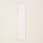 Echarpe Cor Sólido Branco<br><div class="desc">Cor sólida branca</div>