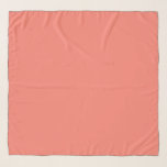 Echarpe Coral de salmão de cor sólida<br><div class="desc">Design de coral de salmão de cor sólida.</div>
