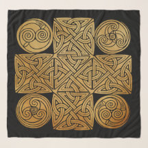 Cortesia Celta Cross Chiffon Scarf