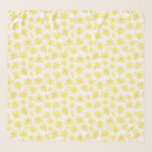 Echarpe Daffodil Ditzy Floral<br><div class="desc">Saia para a sua ocasião de primavera favorita com esses lenços de água. Compre a coleção para artigos impressos mais bonitos e afiados. Para ver mais trabalho e aprender sobre este artista,  visite-a em www.theprintsprincess.com e www.instagram.com/theprintsprincess</div>