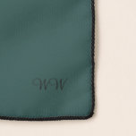 Echarpe Elegante Wardrobe Tiber Monogrammed Scarf<br><div class="desc">Elegante Wardrobe Tiber (Ciano Escuro) Monograma Scarf. Design de Claudine Boerner.</div>