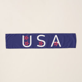 Echarpe EUA 4 Stars Patriotic Summer Soccer de Mulher