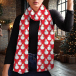 Echarpe Festivo Red Snowman Padrão Feriado de inverno<br><div class="desc">Abraçar o espírito de férias com este charmoso lenço vermelho de inverno com um adorável padrão de bonitão. Perfeito por adicionar um toque lúdico, mas festivo, ao seu guarda-roupa sazonal, este design mostra bonitos bonitos bonitos bonitos bonitos como um fundo vermelho vibrante. Quer você esteja se vestindo para um encontro...</div>