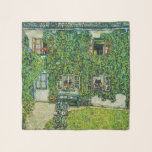 Echarpe Gustav Klimt - A Casa de Guardaboschi<br><div class="desc">Casa de Guardaboschi / Casa de Weissenbach do Lago Attersee - Gustav Klimt,  Petróleo na Canvas,  1912</div>