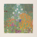 Echarpe Gustav Klimt Flower Garden Cottage Nature<br><div class="desc">Uma bela pintura de jardim - esta é uma pintura clássica de Gustav Klimt,  chamada Jardim de Algodão,  ou Jardim Bauergarten,  1907,  que é um close up de um jardim floral,  uma pintura floral colorida.</div>